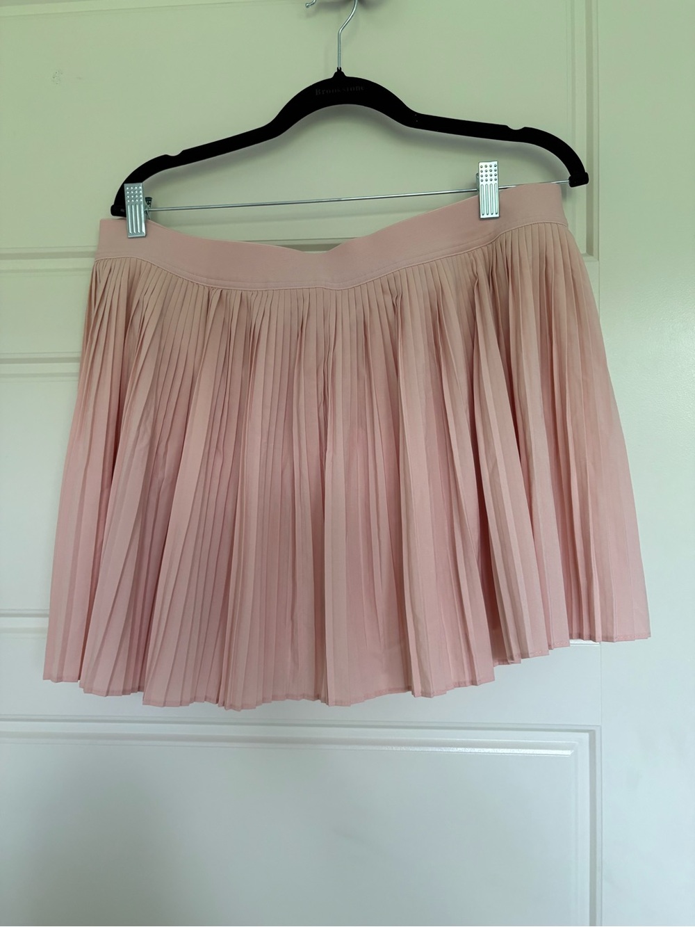 Pleated Pink Mini Skirt - Women's Skort